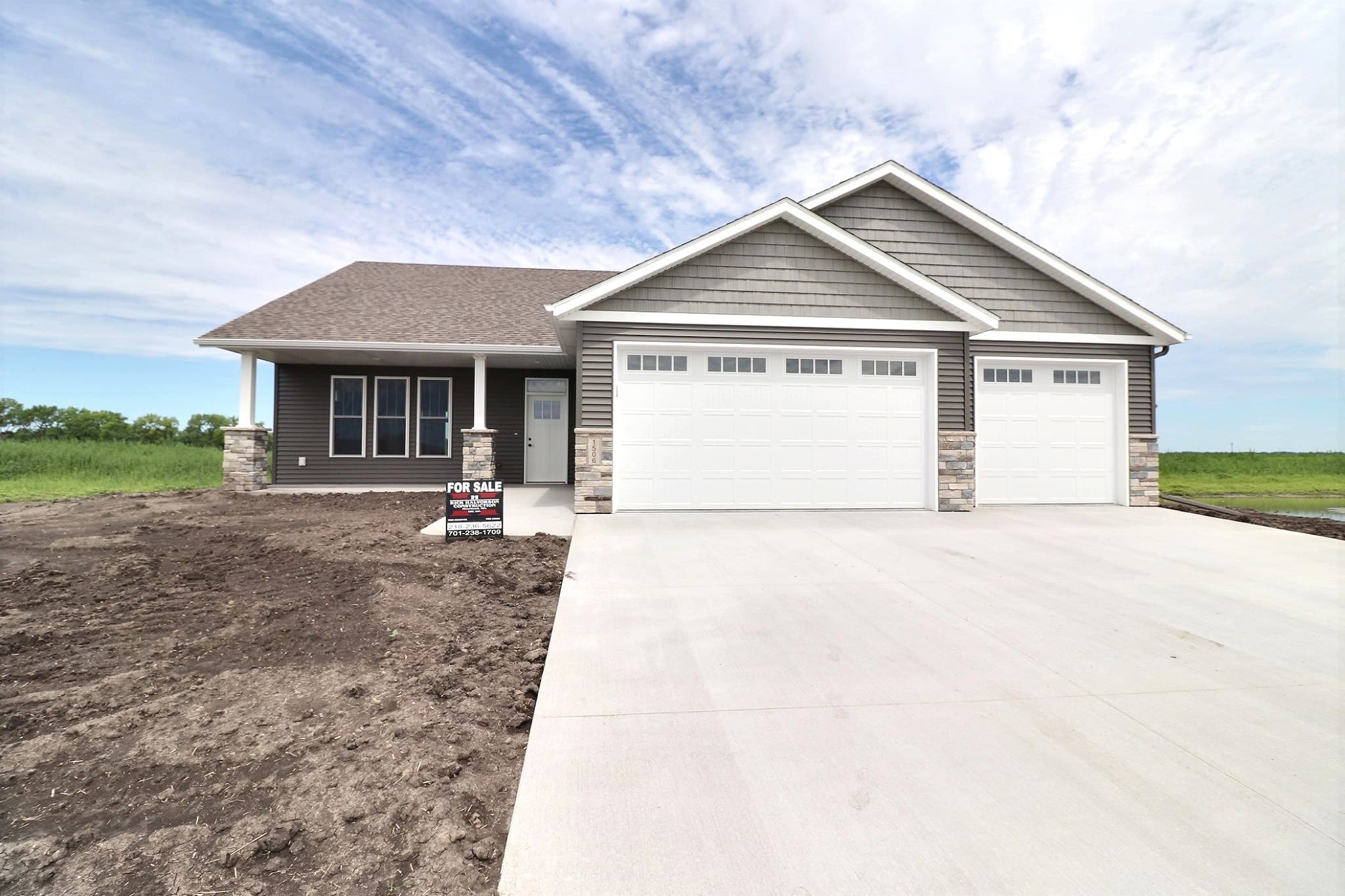 Custom RHC home exterior in the Fargo-Moorhead area